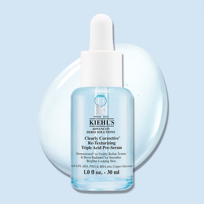 Kiehl’s Clearly Corrective Daily Re-Texturizing Triple Acid Peel Serum